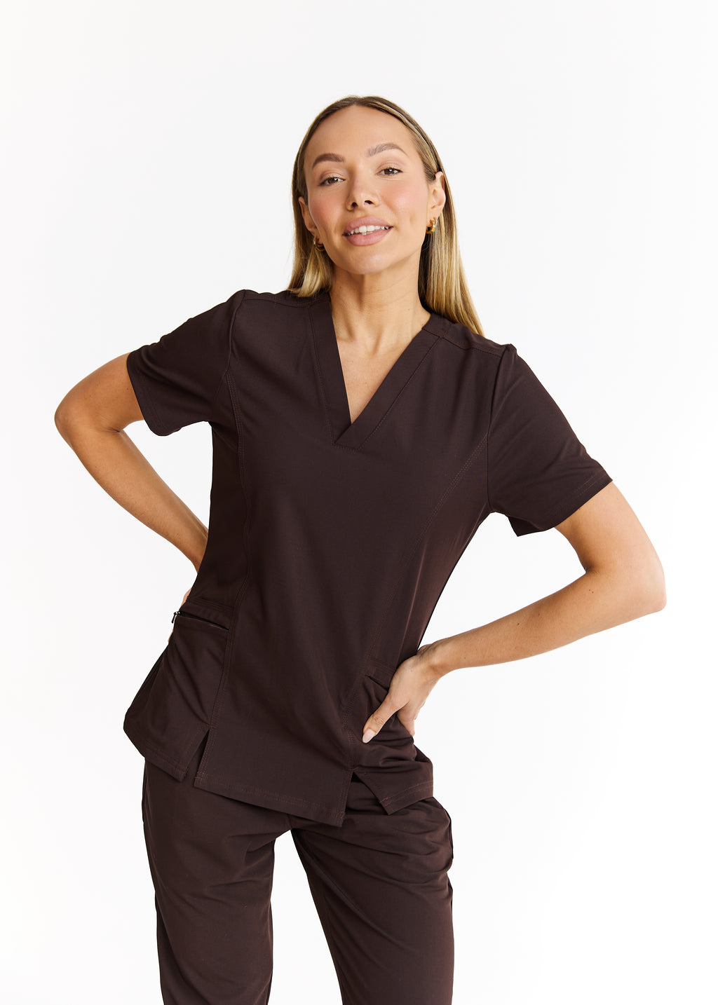 Luna Scrub Top – Stay Dry. Stay Stylish.
