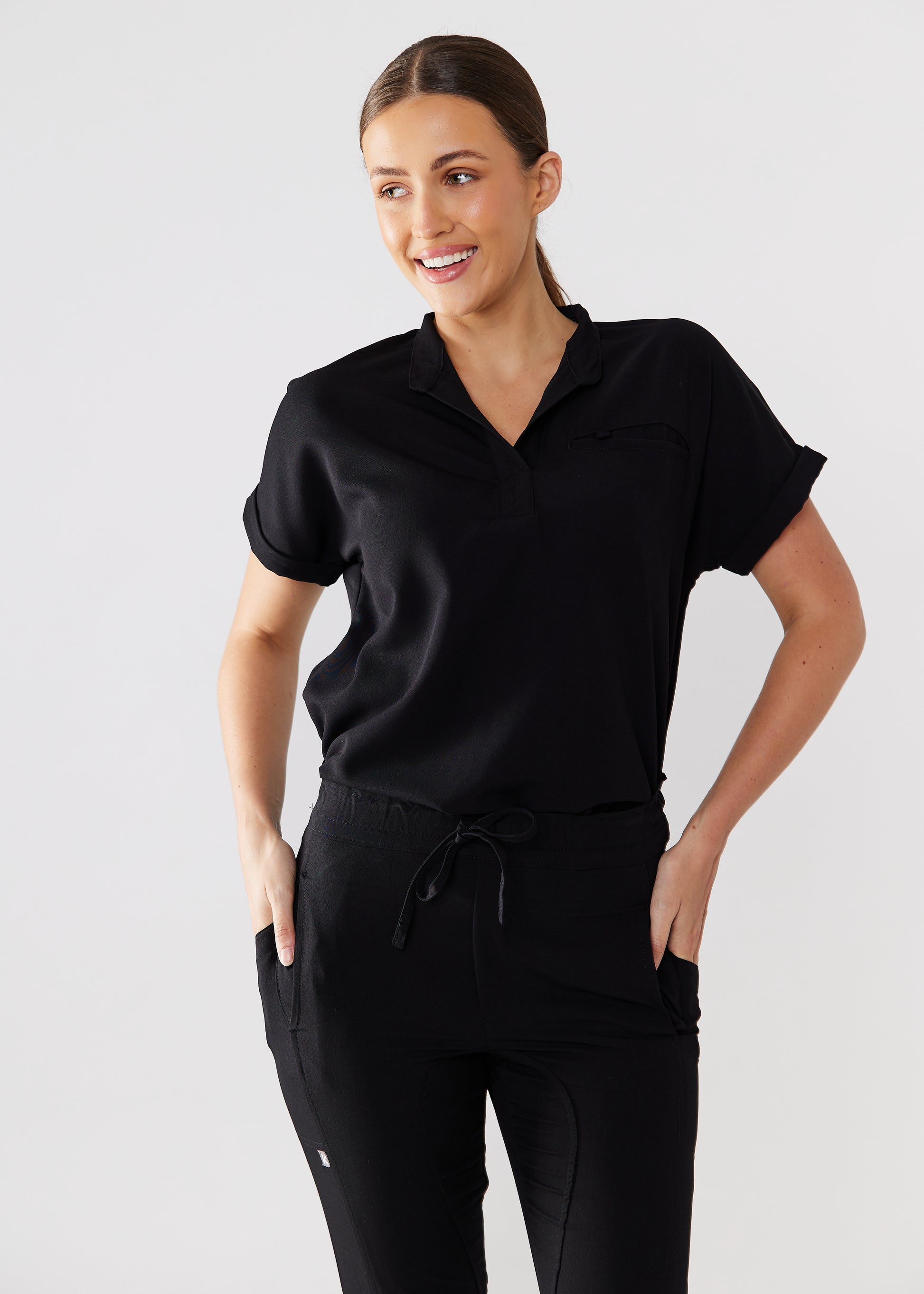 Elizabeth - Nehru Oversized Top