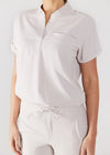 Elizabeth - Nehru Oversized Top