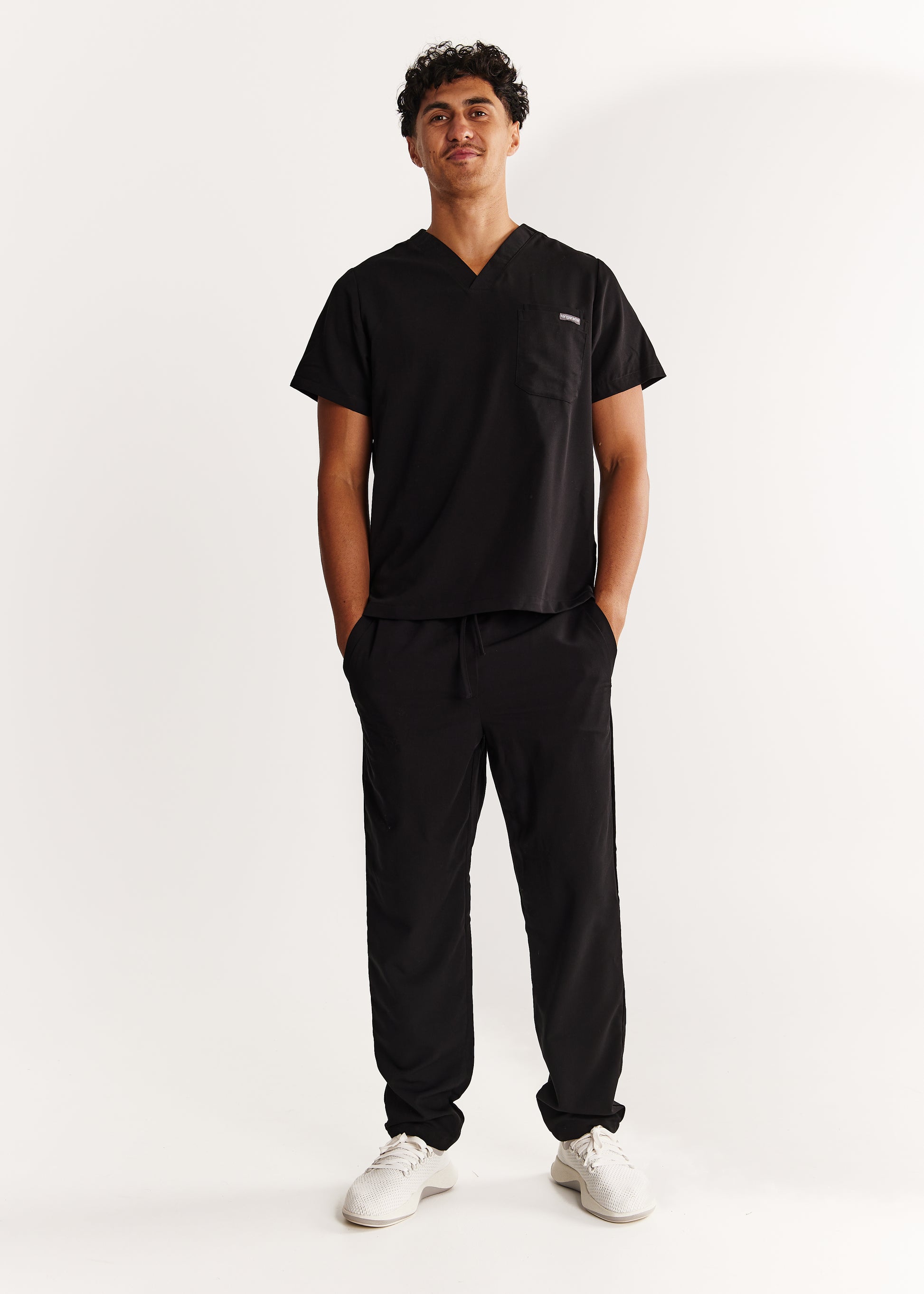 Clyde Two-Pocket Scrub Top