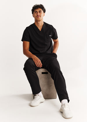 Clyde Two-Pocket Scrub Top