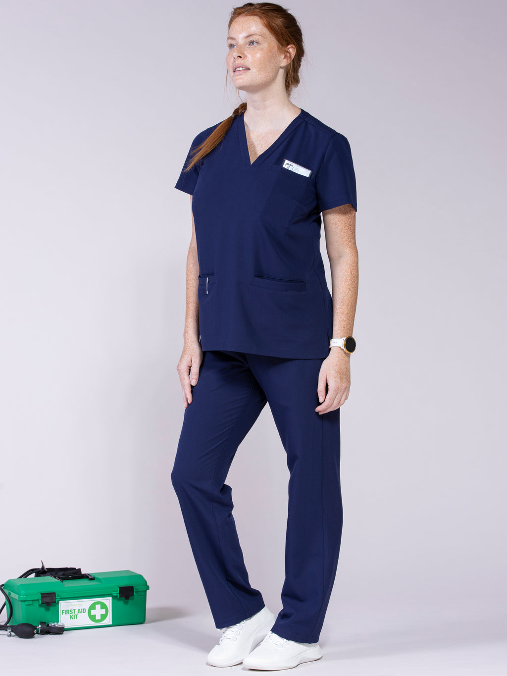 Daintree Three-Pocket Scrub Top