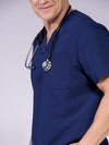Clyde Two-Pocket Scrub Top